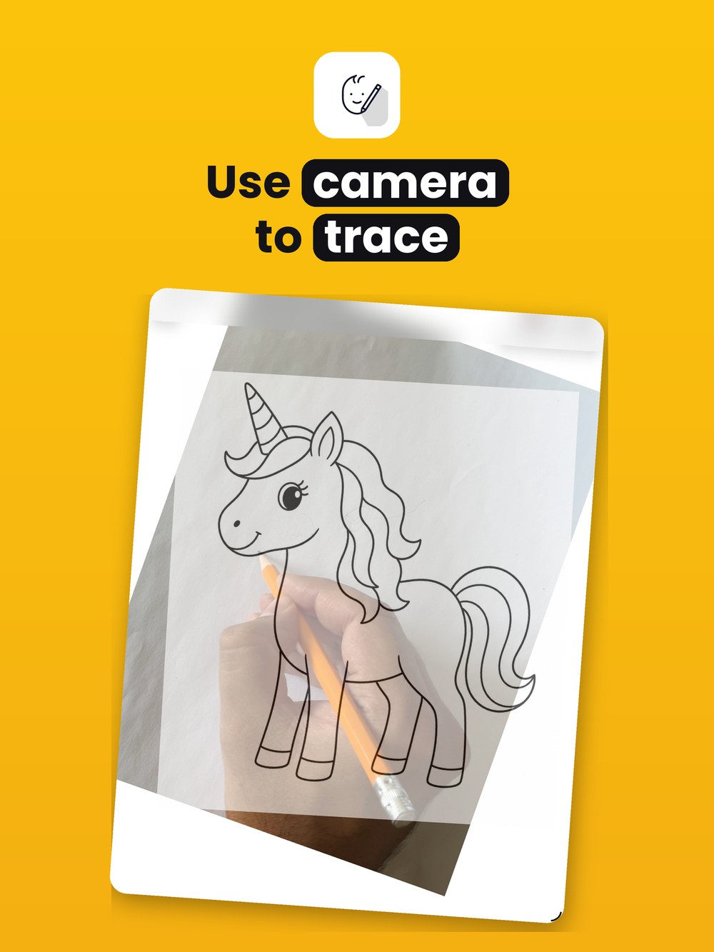 Camera tracing on iPad
